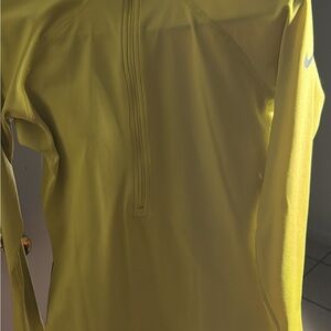 Nike Pro Vibrant Yellow Athletic Top